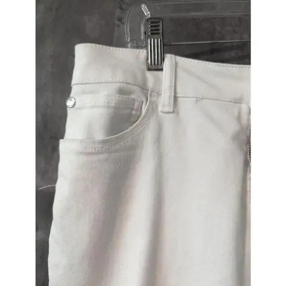 Women's Celebrity Pink White Skinny Jeans Size 9 - Picture 4 of 6